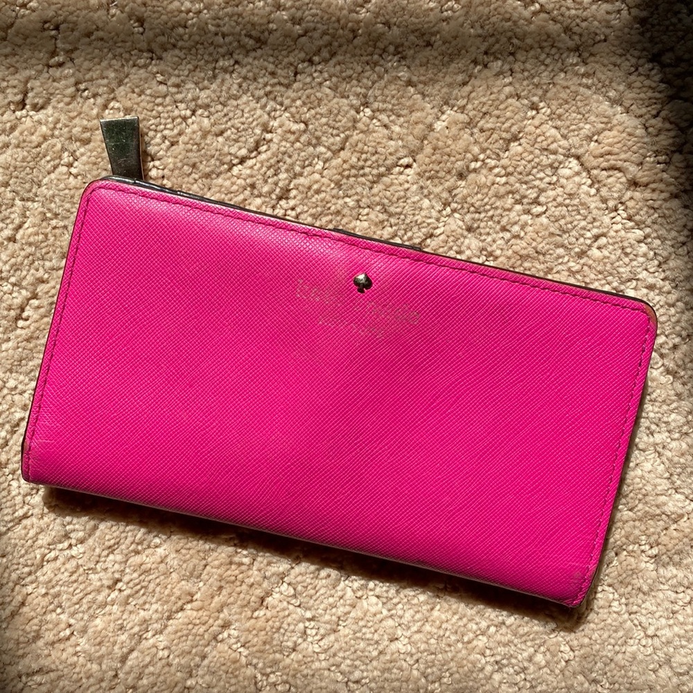 Kate Spade Bright Pink Wallet